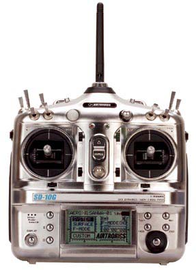 Airtronics SD-10G 10Ch 2.4Ghz Tx w/10Ch Rx (no servos)